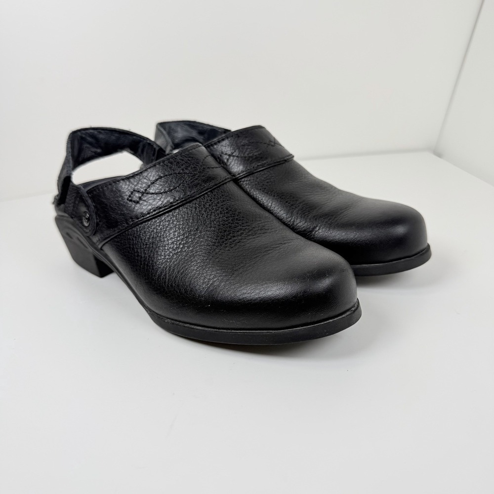 Ariat Sport Mule Clog Black Full Grain Leather Slip On 10014265 Women's 6B